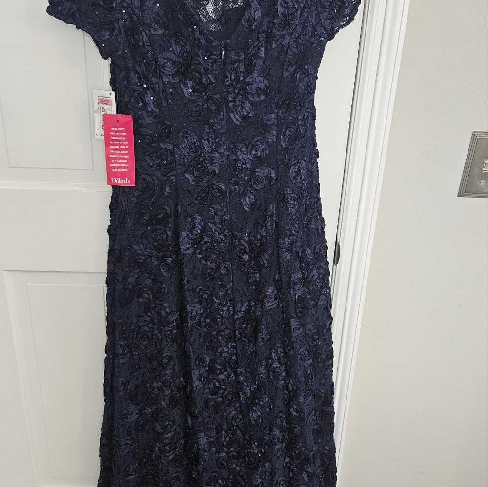 Elegant Navy Blue Women's Dress